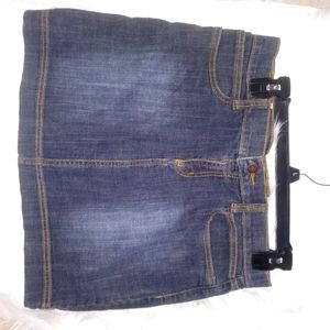 Woman's jean skirt